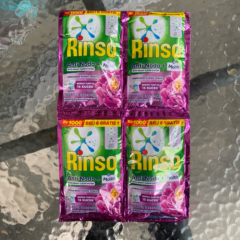 Rinso Molto Perfume Essence Liquid kemasan Renceng 6 pcs Murah & Hemat