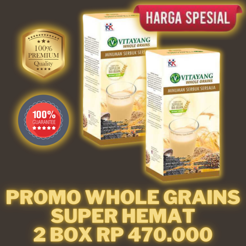 

Vitayang Whole Grains Teman Sarapan Sehat Cocok Untuk Menu Diet Rendah Kalori Bergizi KK Indonesia