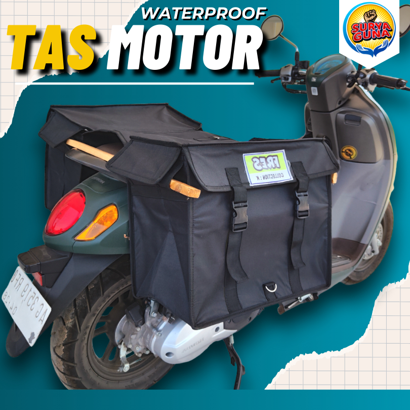 Tas Motor Samping Tas kurir Box anti air