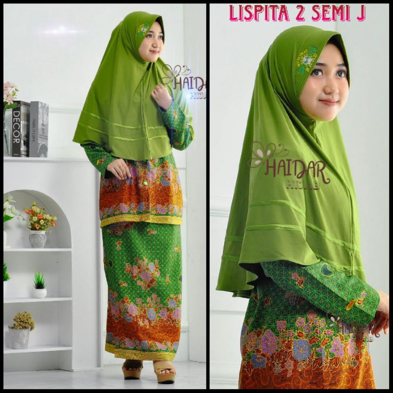 Kerudung Muslimat NU(Lispita semi jumbo)