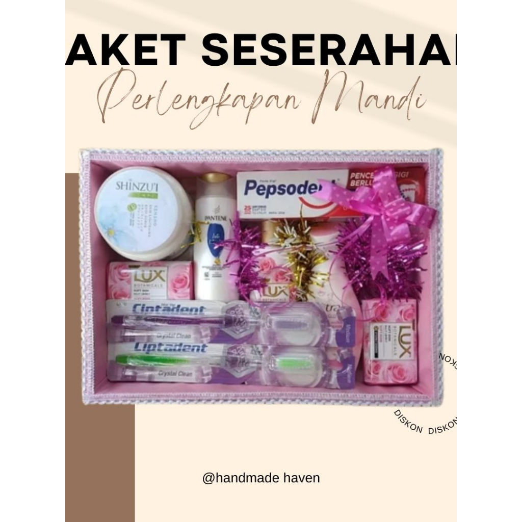MURAH paket seserahan / kado pernikahan perlengkapan mandi / hantaran nikah