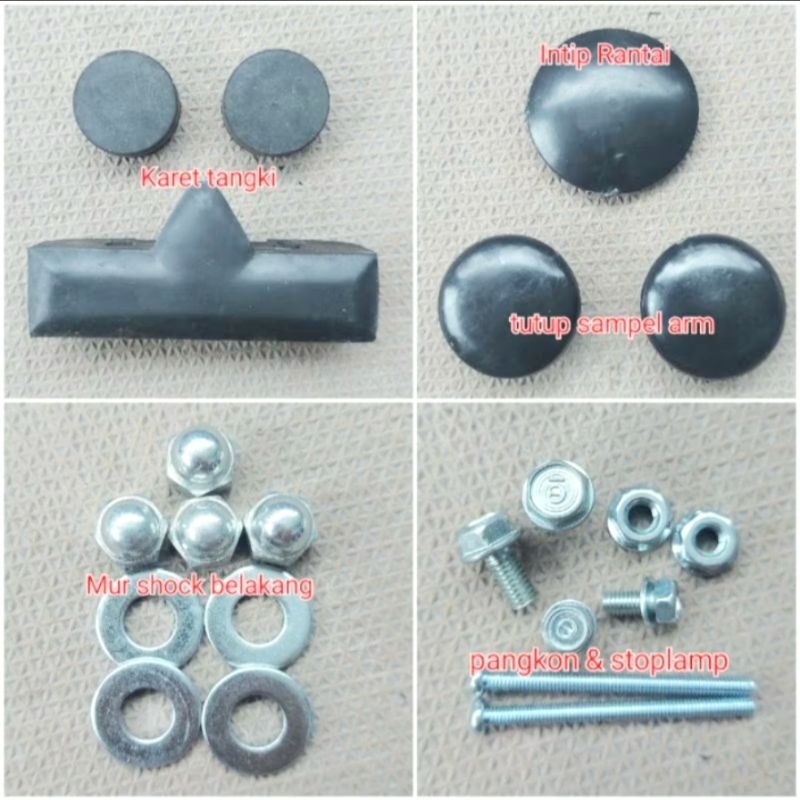 BAUT LENGKAP UNTUK BODY MOTOR CLASSIC HONDA S90 ASTRA 90Z