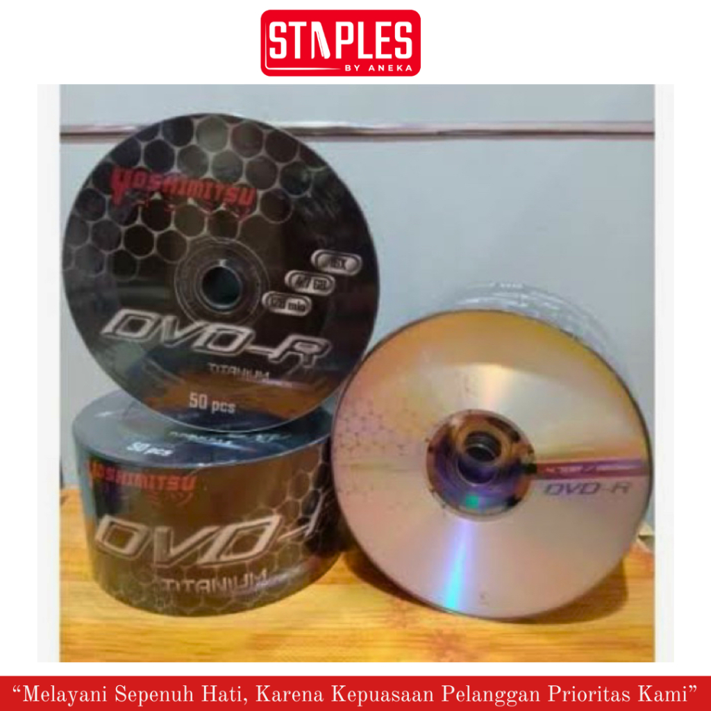 Yoshimitsu Titanium DVD-R / CD-R Isi 50 Pcs