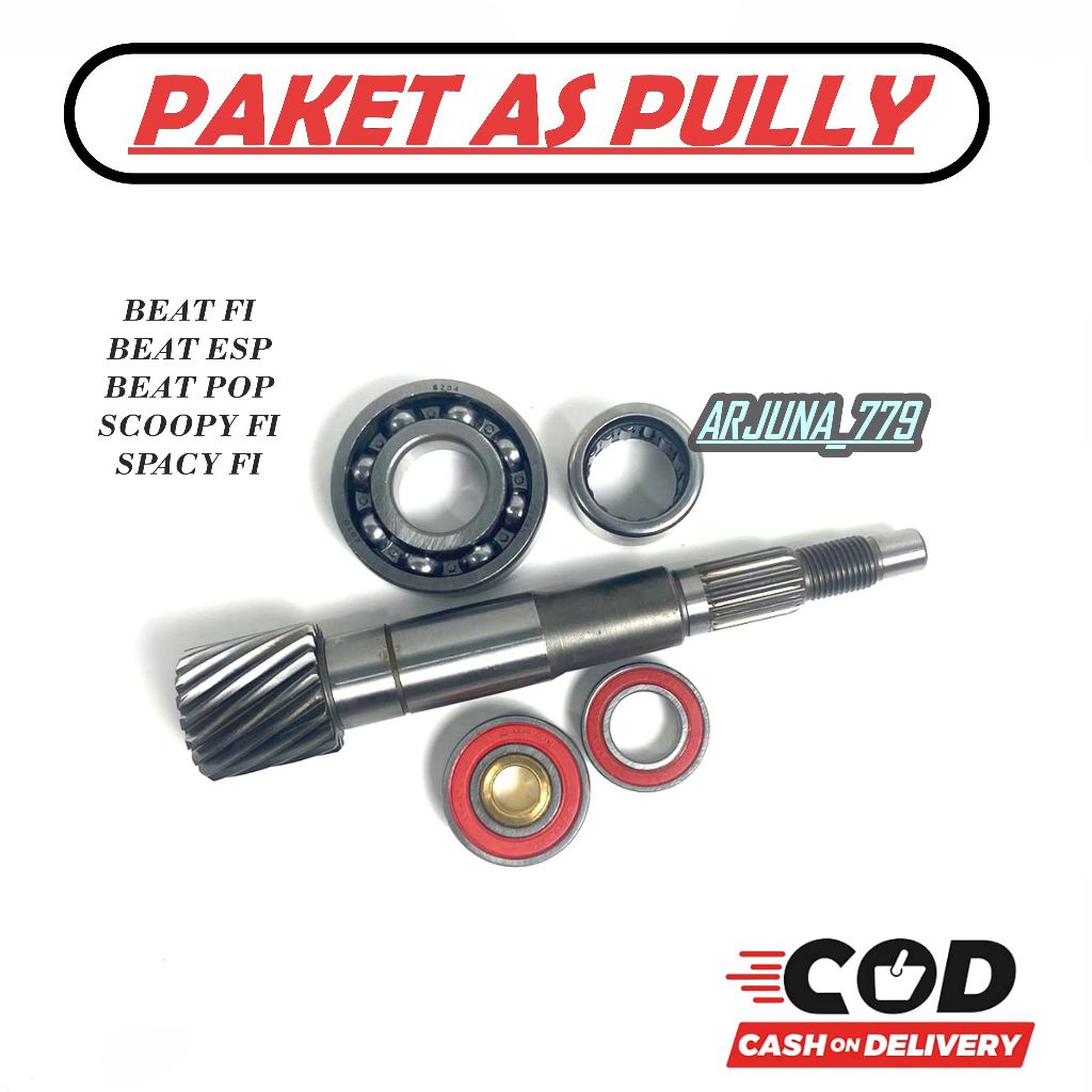 PAKET HEMAT AS PULI CVT HONDA BEAT FI BEAT ESP BEAT POP SCOOPY FI SPACY FI SEPAKET AS PULLY / PULLEY
