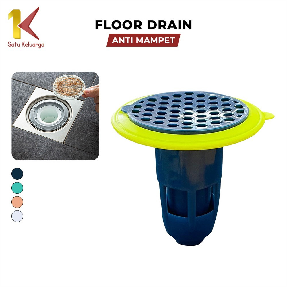 Satu Keluarga Saringan Wastafel Drainase Anti Mampet C933 Floor Drain Saluran Air Kamar Mandi