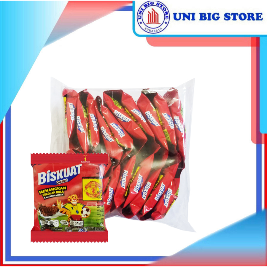 

Biskuat Energi Chocolate 7.6 gr x 20 Sachet RENCENG Biskuit Coklat