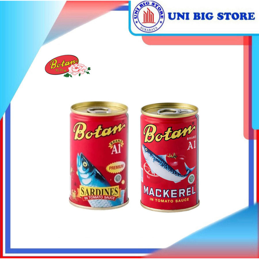 

Botan A1 Sardines | Makarel in Tomato Sauce 155 gr Sarden Kaleng