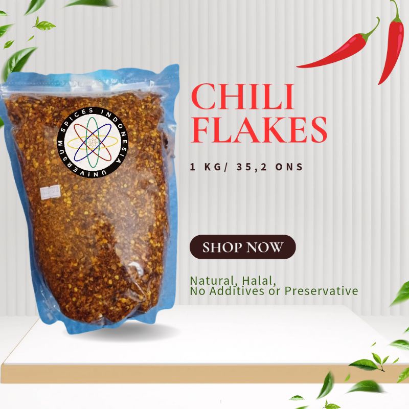 

Cabai/Serpihan Cabe Kering (Chili Flakes) - UNIVERSUM