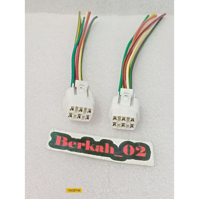 PNP Soket DLC 6 pin Suzuki dan Kawasaki female / cwe