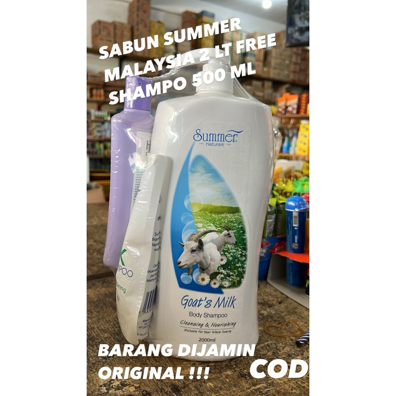 SABUN SUMMER 2 LT MALAYSIA ORIGINAL - SABUN KAMBING - SABUN MALAYSIA - SABUN SUSU