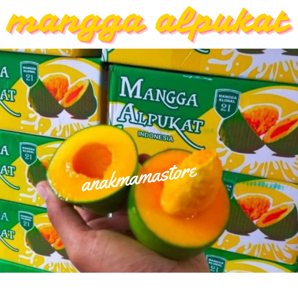 

Mangga Alpukat 1 Dus Matang 5kg Premium