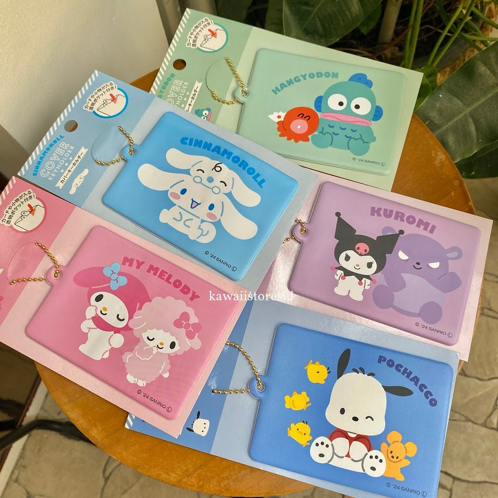 

Key Cover Holder LuggageTag Id Card Holder Karakter Sanrio Melody Kuromi Cinnamorol Pochahcho Unik Lucu Gift Hadiah Kado