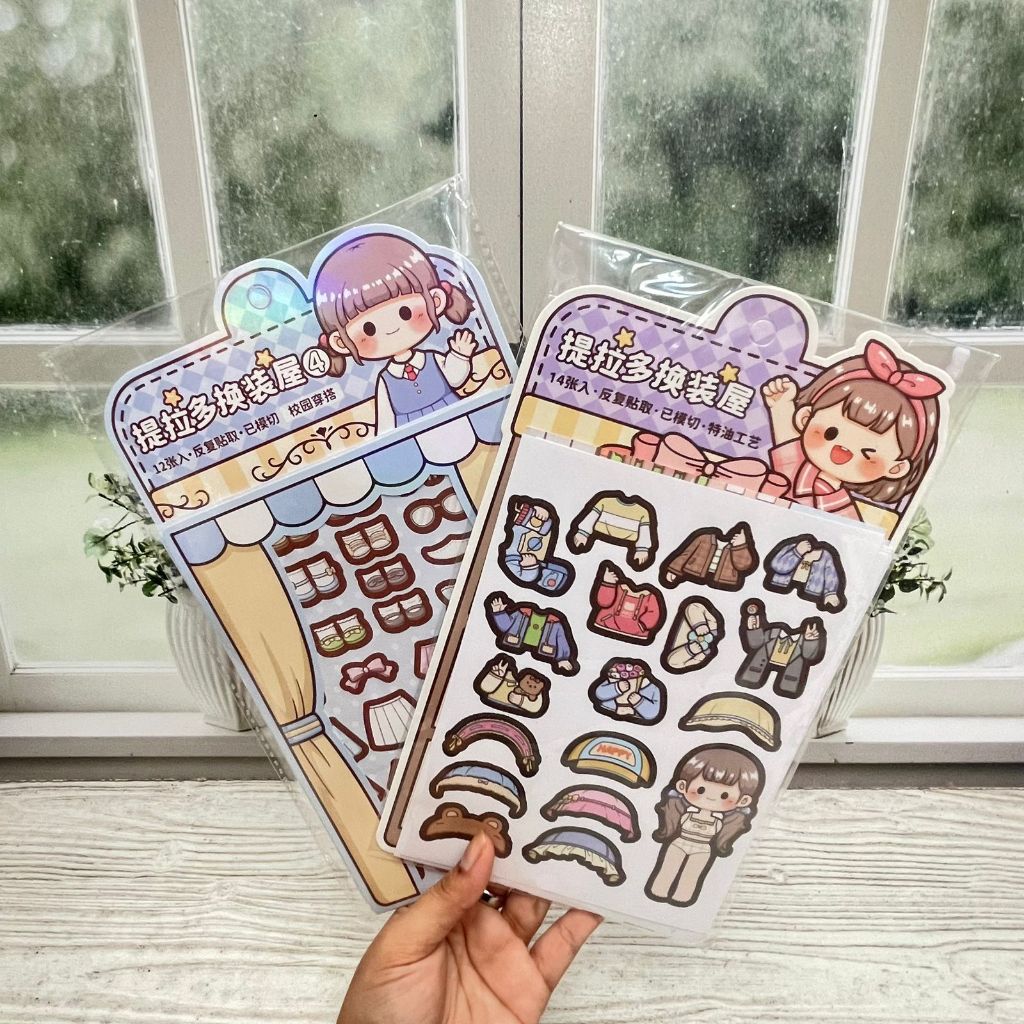 

Sticker Set Boneka Little Girl isi 12 PCS Kreativitas Anak-Anak Super Imut Lucu / 1 Set Stiker Tempel-Tempel Motif Cewek Lengkap Favorit Harga Termurah Best Quality Bisa Grosir dan COD