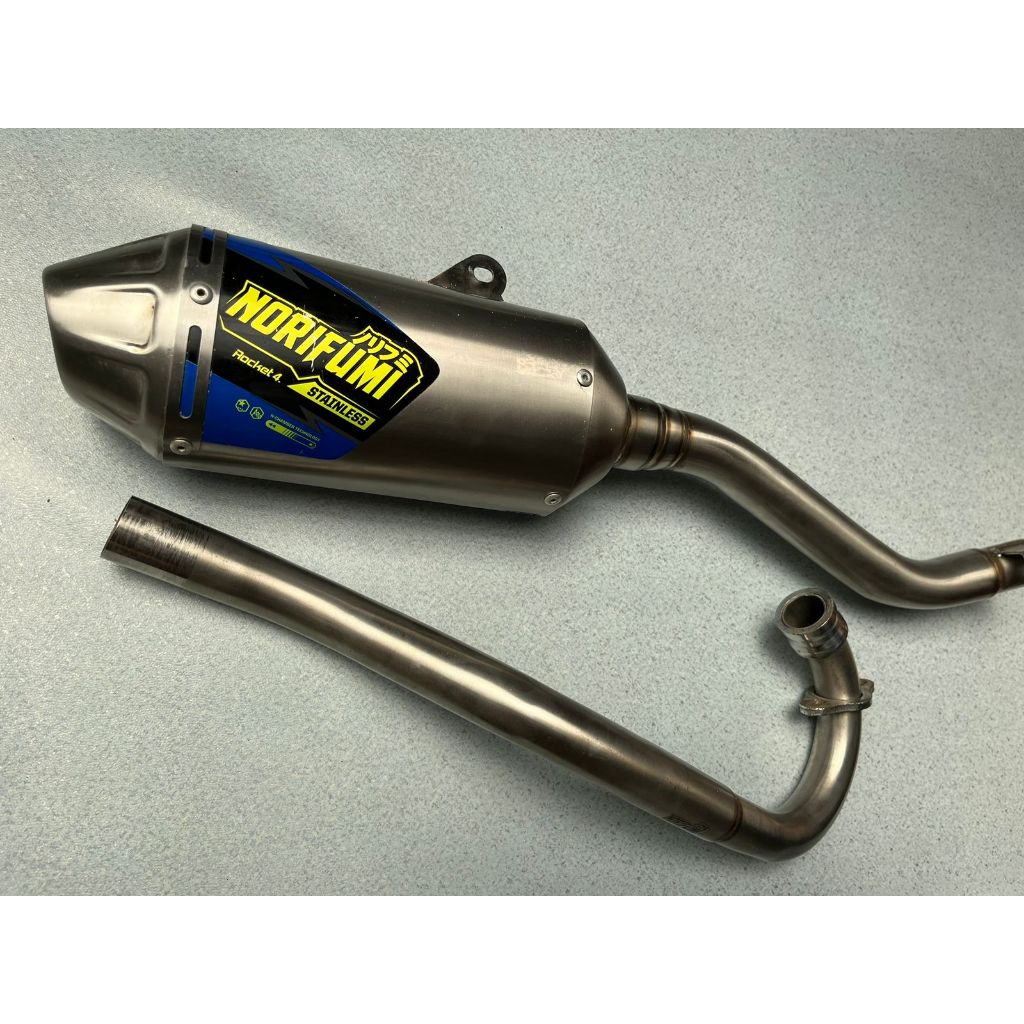 Norifumi Rocket 4 CRF230 KLX Mesin Tiger Knalpot rocket 4 norifumi CRF 230