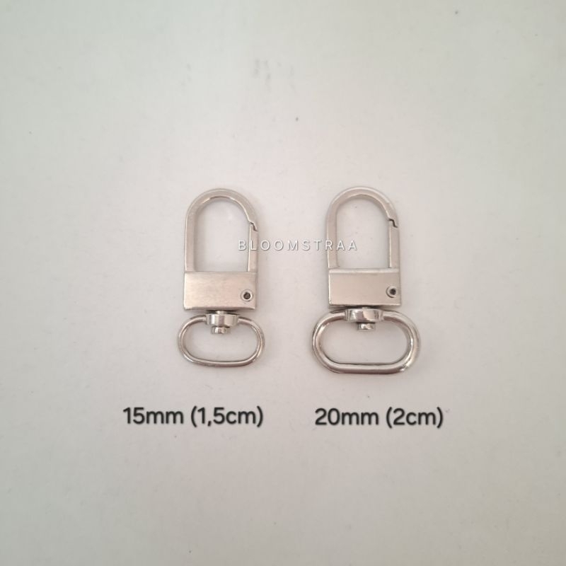 Ring Kait Lobster Gembok Clasp Padlock Kaitan Tas Gantungan Hook
