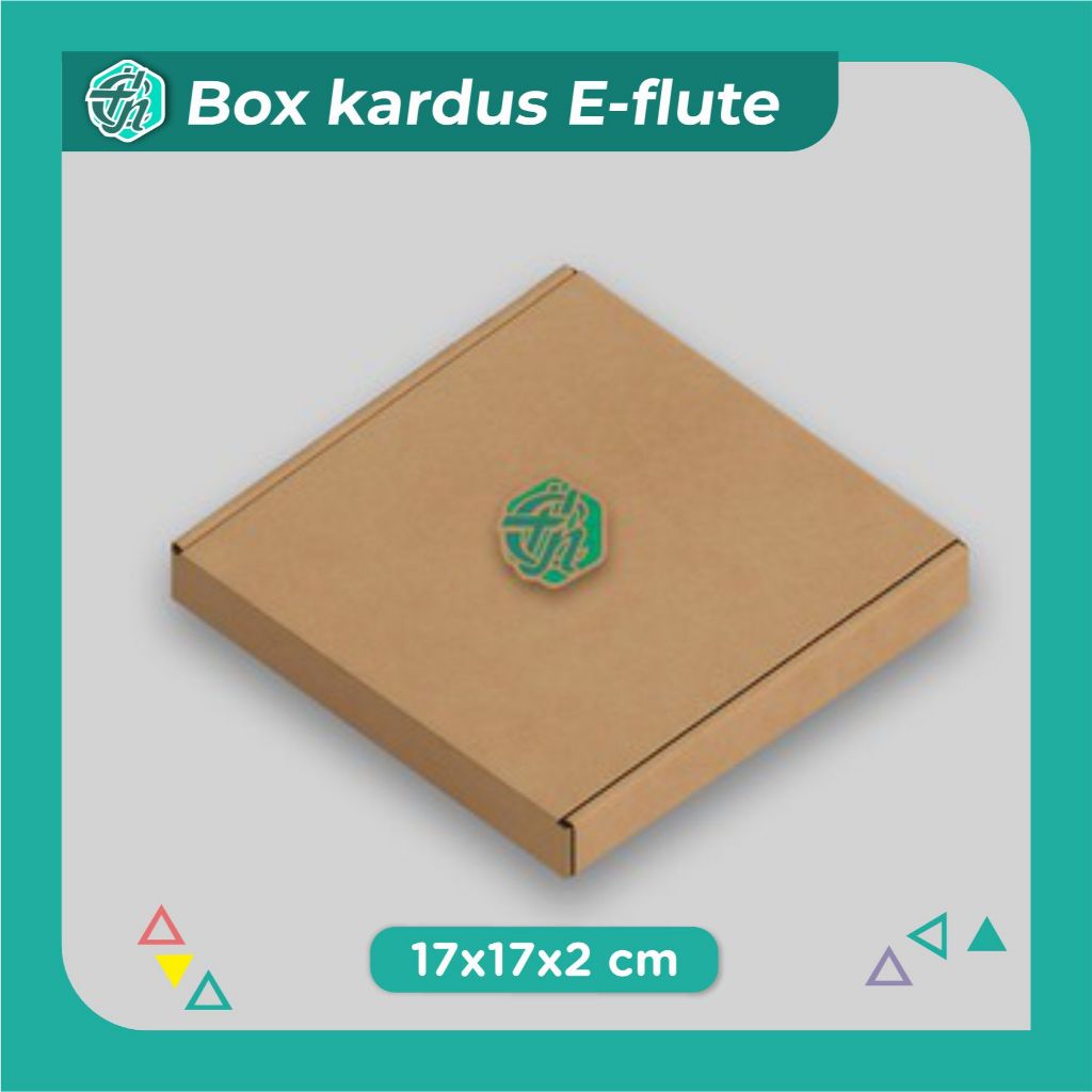 

KARDUS/BOX/KARTON PACKING | PACKAGING UKURAN 17x17x2 BAHAN E FLUTE