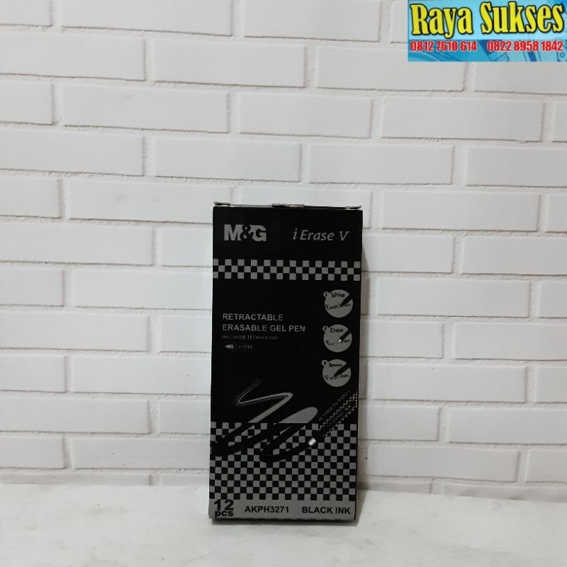 

Pulpen M&G Gel Erasable Gel Pen 0.7mm Hitam dan Biru dapat dihapus dengan Penghapus Pen