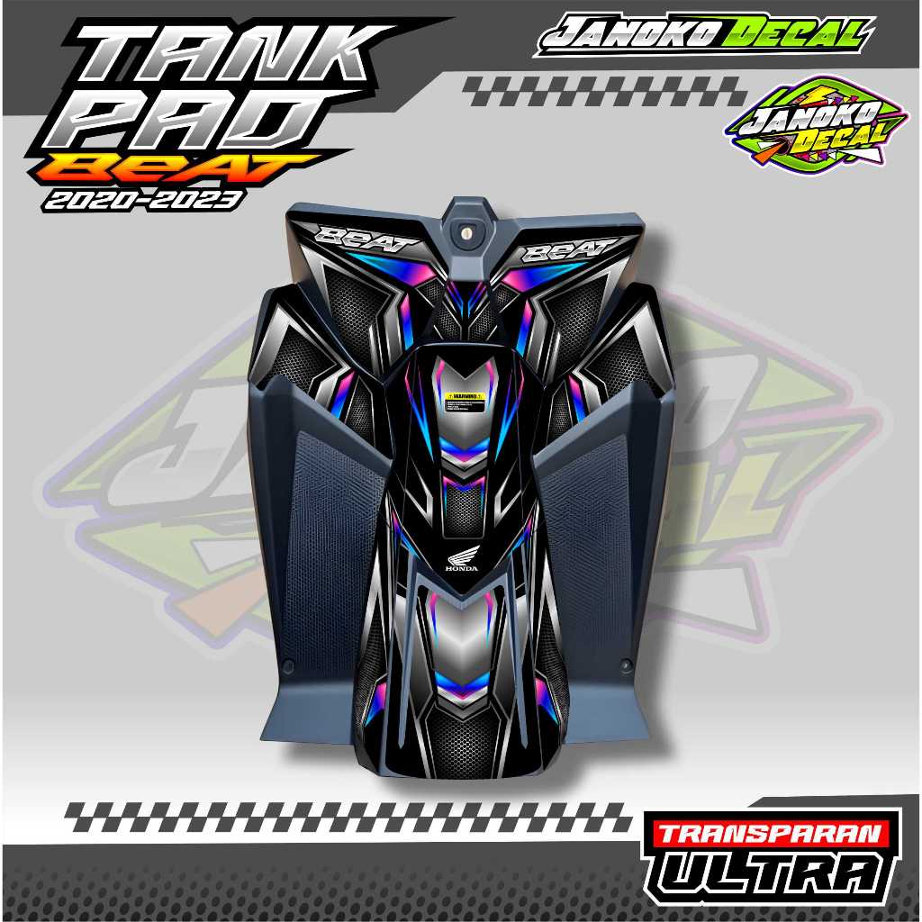 PELINDUNG DASHBOARD TANKPAD HONDA BEAT DELUX 2020-2023/STIKER TANKPAD MOTOR HONDA BEAT DELUX 2020-20
