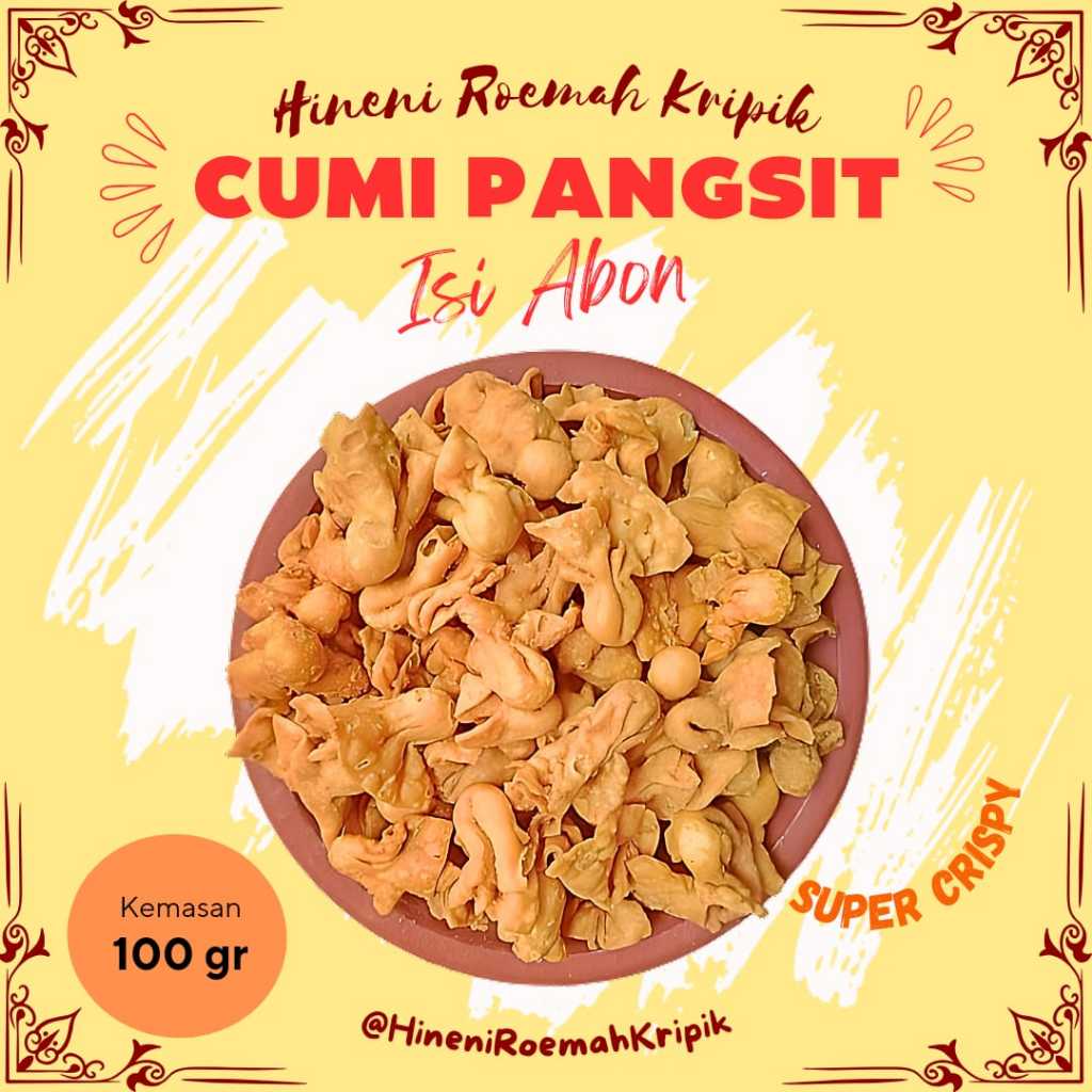 

CUMI PANGSIT GURIH ISI ABON 50g & 100g