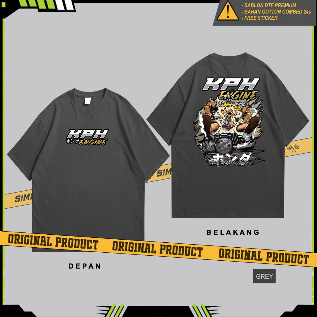 Baju Kaos Atasan Honda C Series Numpak Mesin Kph Gank Supra Bapak Distro Original Murah Keren Ukuran