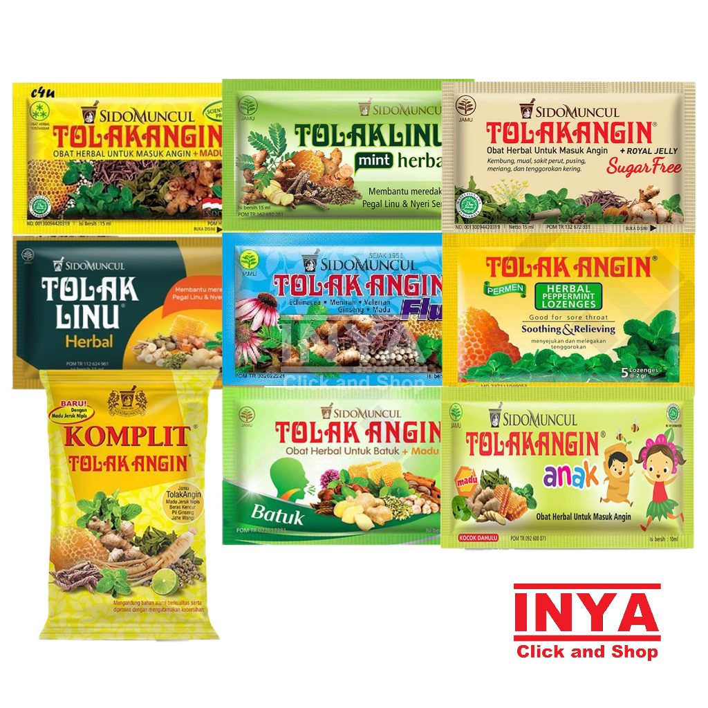 Tolak Angin & Linu Obat Herbal BOX - Jamu - Masuk Angin