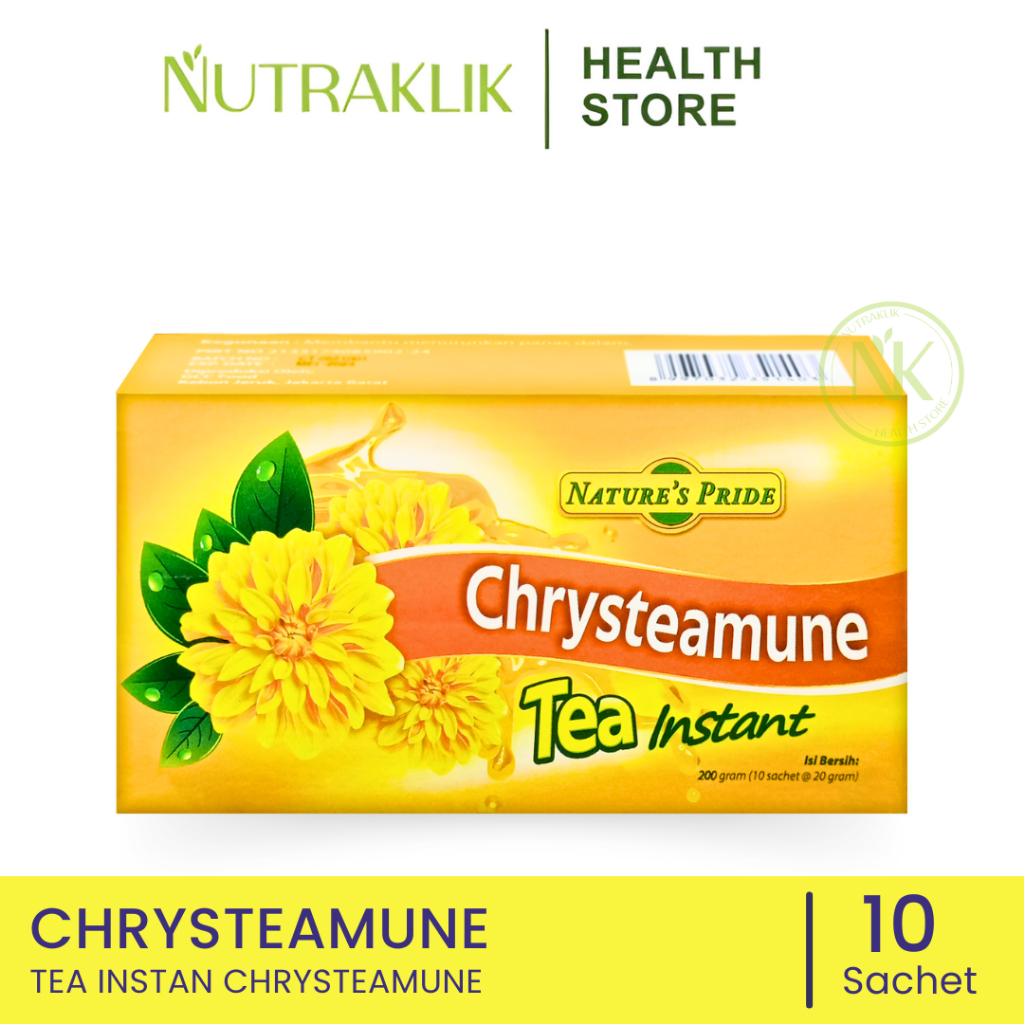 

NATURE'S PRIDE CHRYSTEAMUNE/CHRYSANTHEMUM TEA INSTANT 1BOX ISI 10SACHET