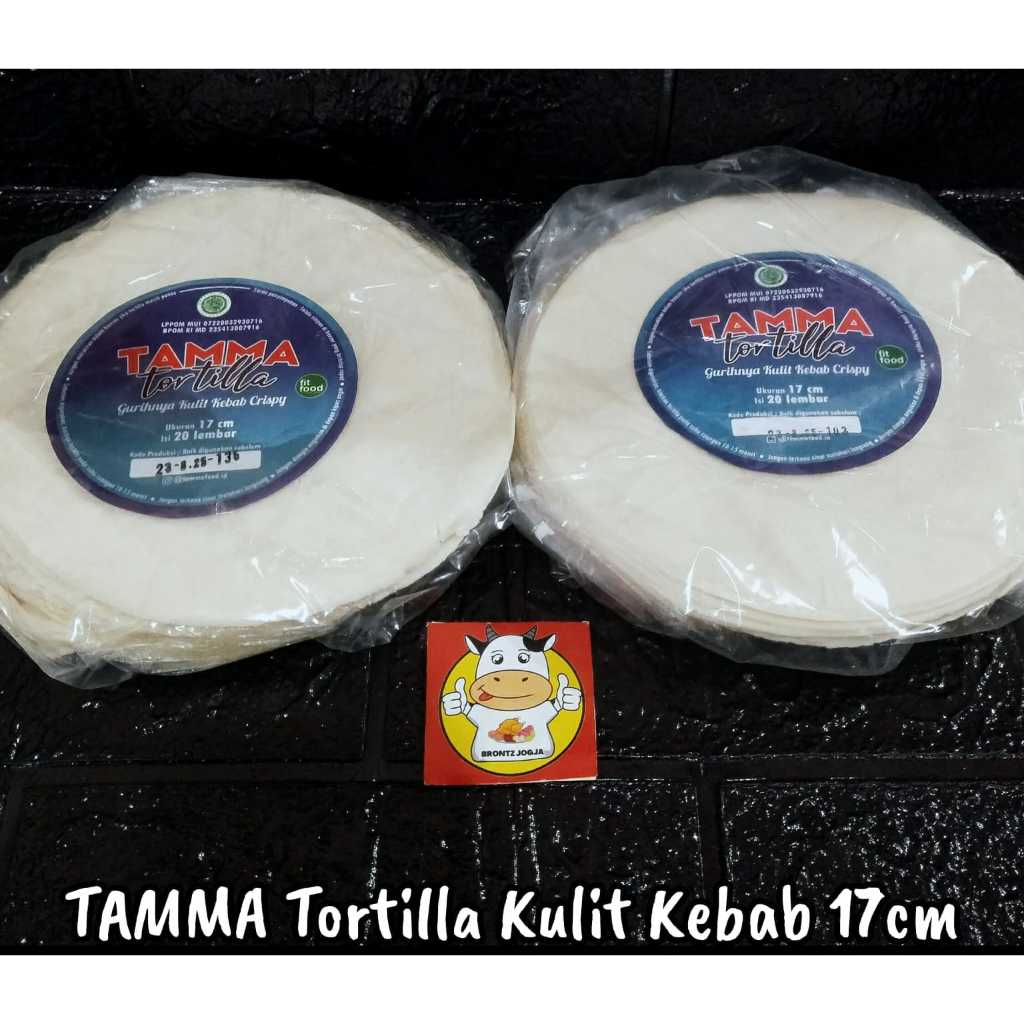

TAMMA TORTILLA KULIT KEBAB 20 PCS-FROZEN FOD-BRONTZ JOGJA