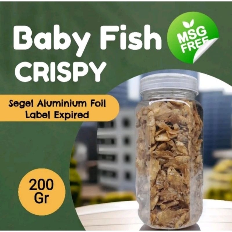 

Baby Fish Crispy Free MSG 200g Ikan Crispy