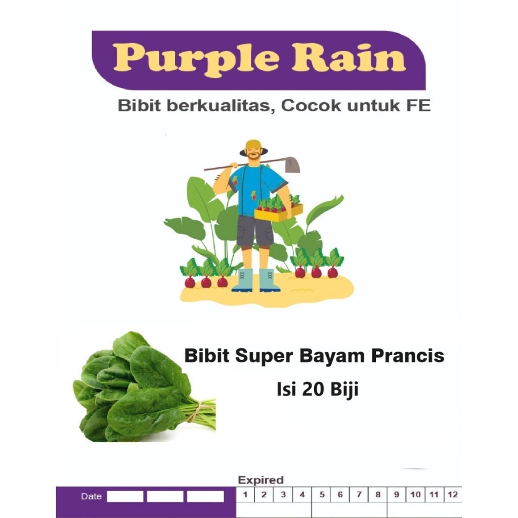 Bibit Super Bayam Prancis | Biji Benih Bayam Prancis