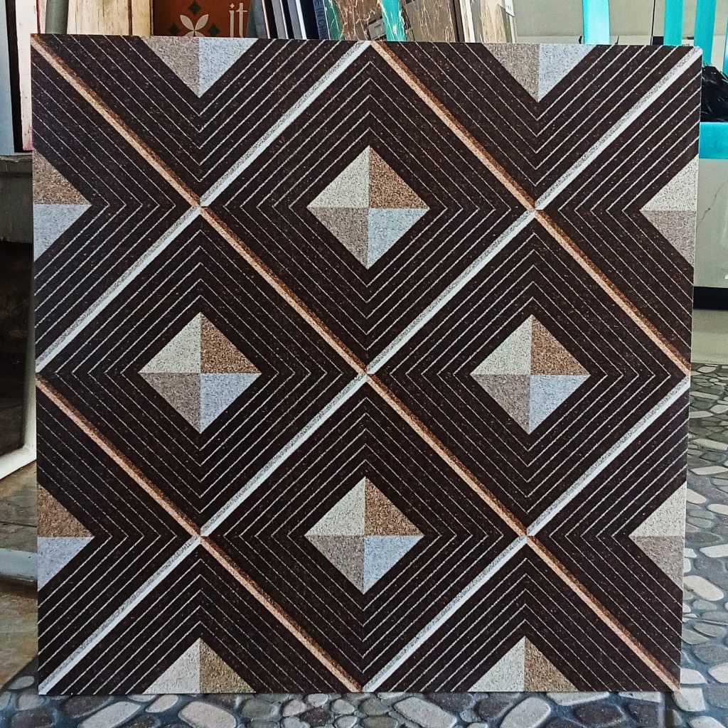 Keramik Lantai Kasar 50x50 Uno Salvatore BN Dewantara Pare Kediri