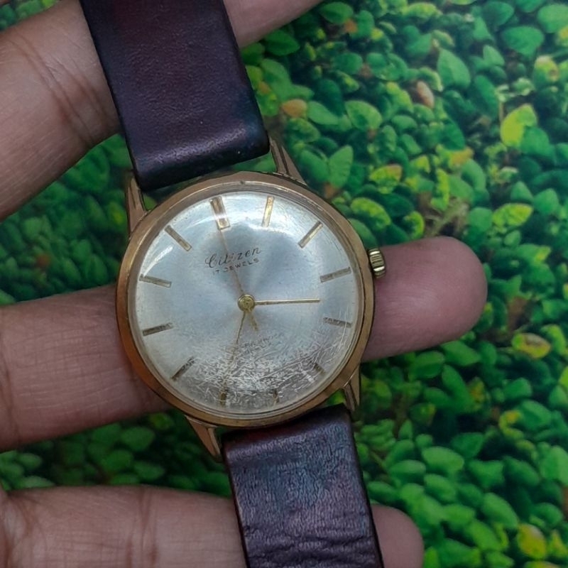 Citizen Parashock phynox 17 jewels Vintage