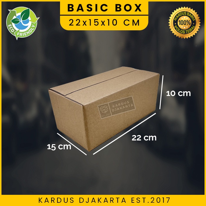 

Kardus / Karton Box Packing Polos 22x15x10 cm