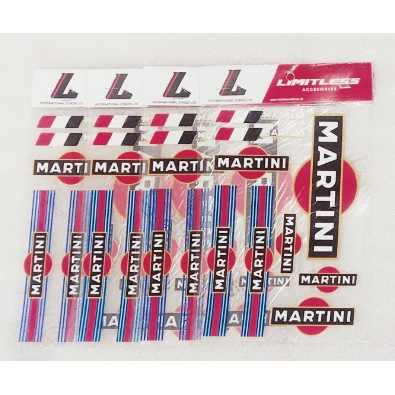 

stiker super clear martini