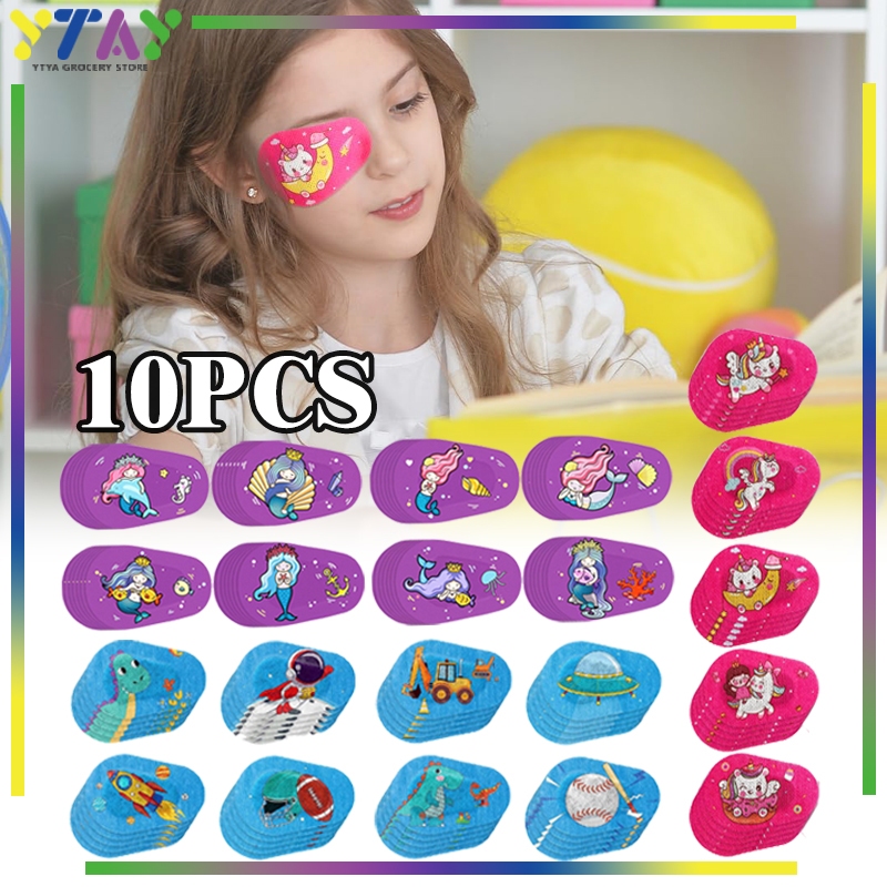 10pcs Terapi Lazy Eye Patch Penutup Mata Lazy Eyes Ortopad Eye Patch Amblyopia Perawatan Medis Eye P