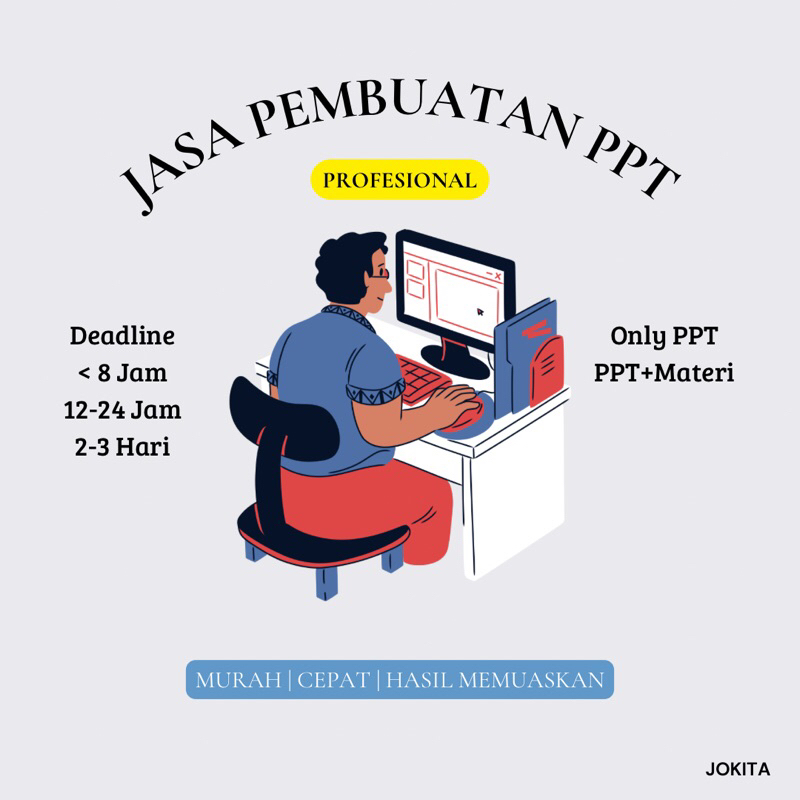 JASA BUAT PPT MURAH CEPAT