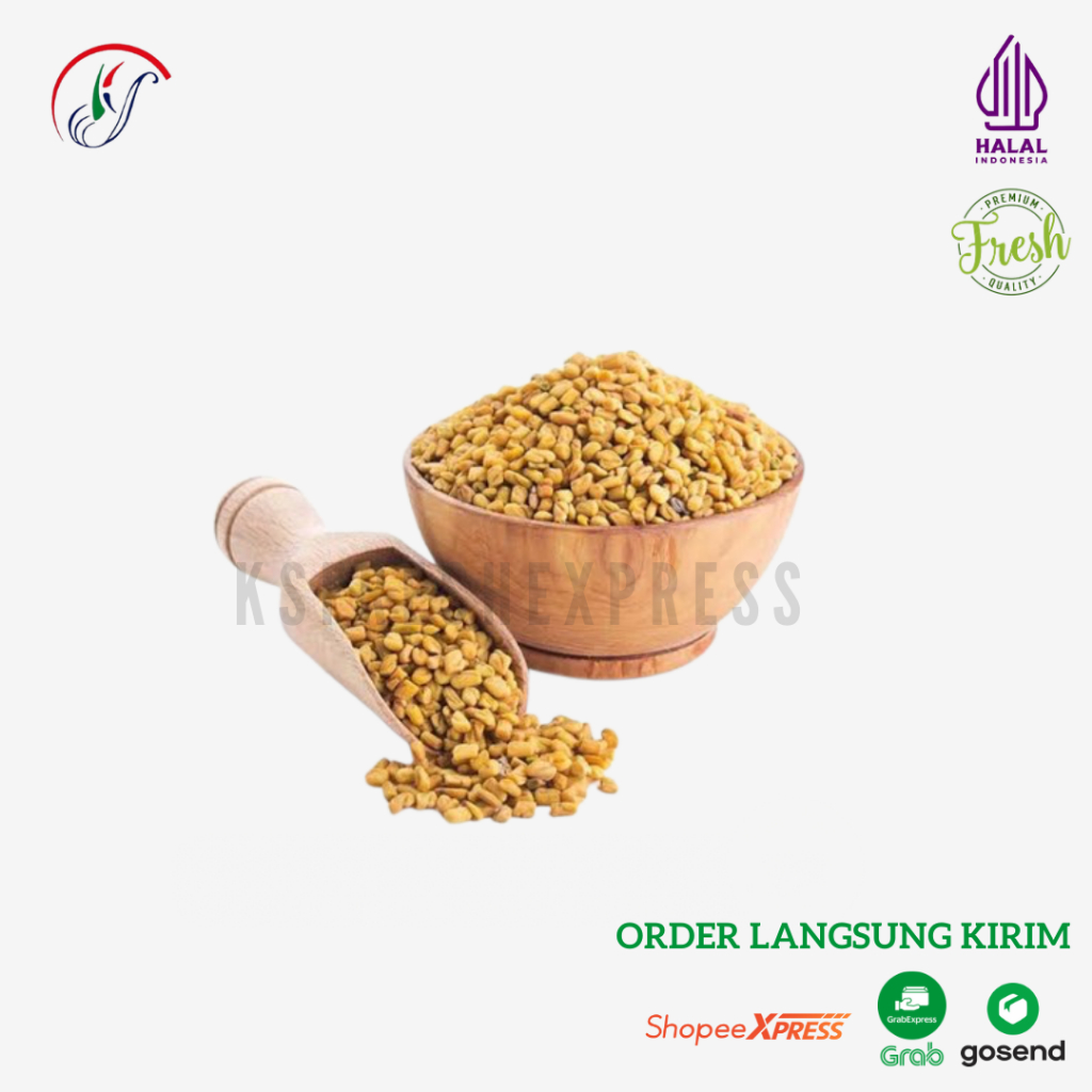 

KSfreshexpress Klabat Utuh / Klabet Utuh / Fenugreek / Methi Seeds / Halba / Hulbah 100gr 250gr 500gr Fresh Bersih Pilihan Rempah Bumbu Kualitas Terbaik Premium Kirim Instant Bumbu Masak