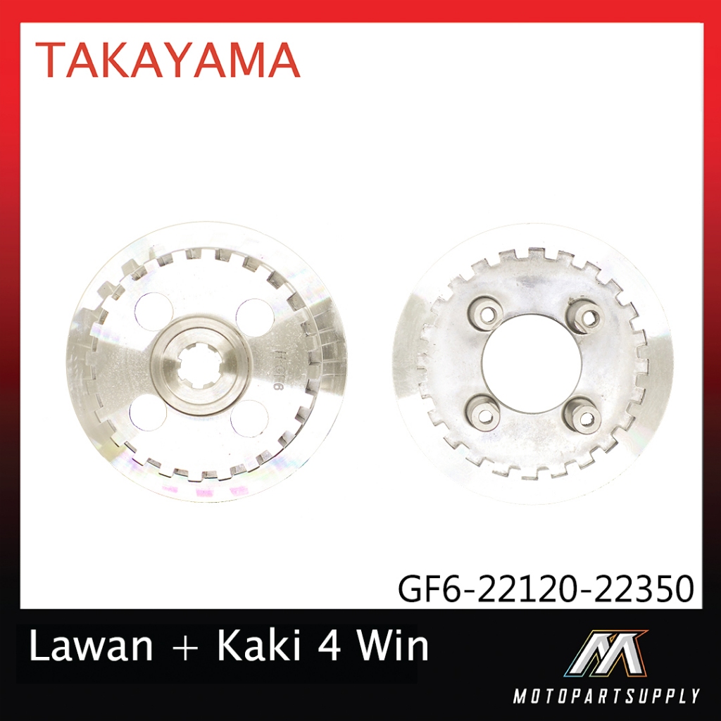 Takayama Dudukan + Plat Lawan Tahanan Kopling Kaki 4 Win