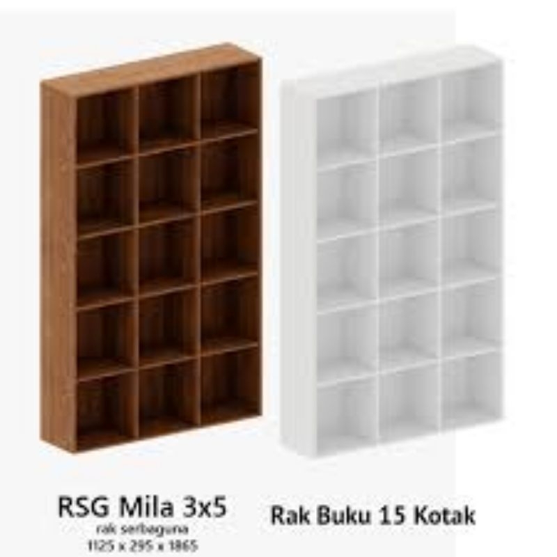 Rak Laundry olympic gstqr RSG Mila Mili 3x5 rak buku ra serbaguna lemari arsip