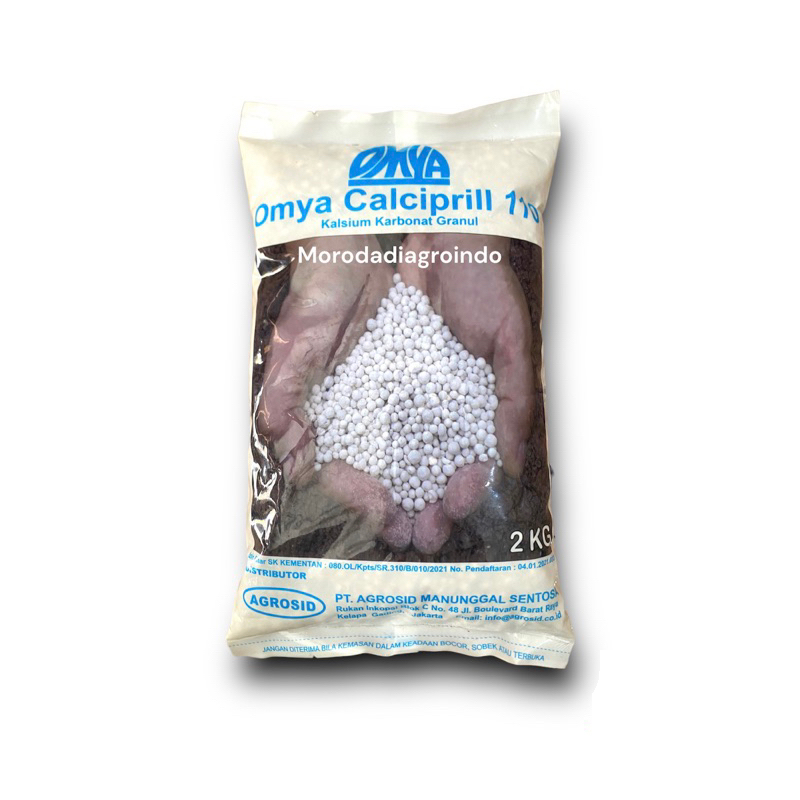 PUPUK OMYA CALCIPRILL 110 KALSIUM NITRAT KARBONAT GRANUL 2 KG