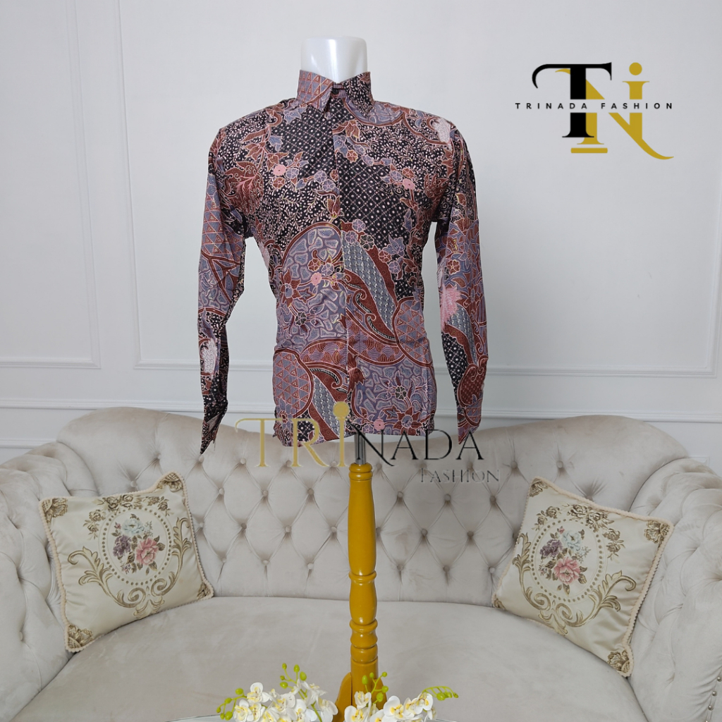 DYA369 Trinada Fashion (Aurel Lilac): Batik Set Keluarga / Batik Couple/ Batik Anak/Rok Batik/Batik