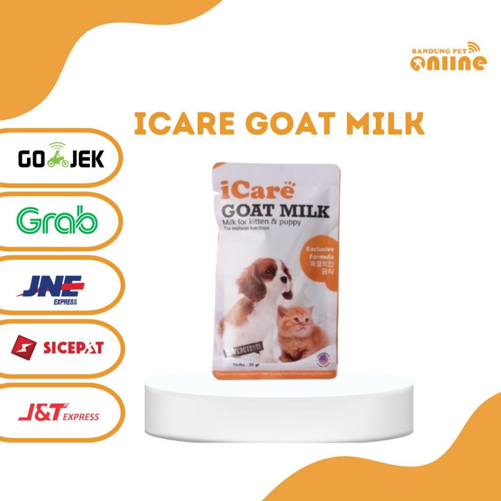 Icare Goat Milk Kucing dan Anjing I Care susu Hewan