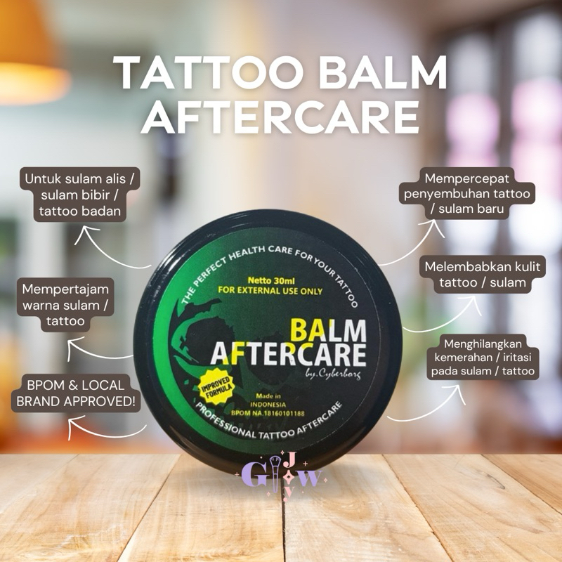 READY LANGSUNG KIRIM CYBERBORG (8ml) balm tattoo aftercare tato bpom murah sulam alis grosir laki co
