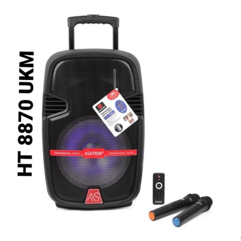Speaker portable bluetooth ASATRON HT 8870 UKM 12in