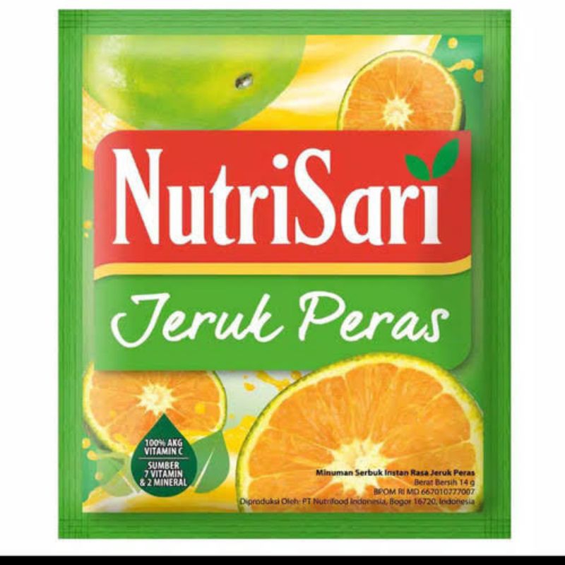 

NUTRISARI Jeruk Peras Renceng Isi 10