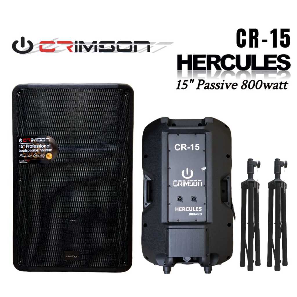 Speaker Pasif 15 Inch Crimson CR-15 Hercules CR15 Hercules Crimson CR 15 Hercules 800 Watt Original