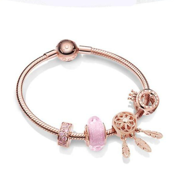❤️COD Pandora Soft Pink Dream Bracelet Rose Gold