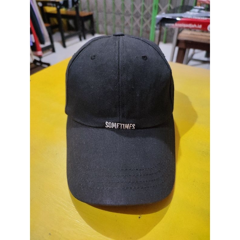 Topi Caps Slow Acid Hitam