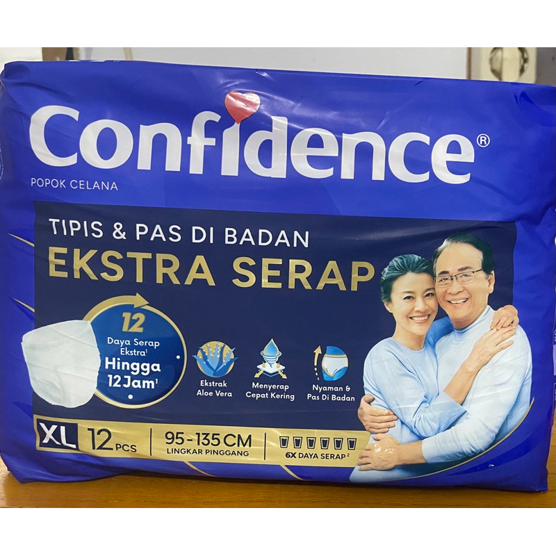Confidence Popok Celana Dewasa M10 L8 XL12