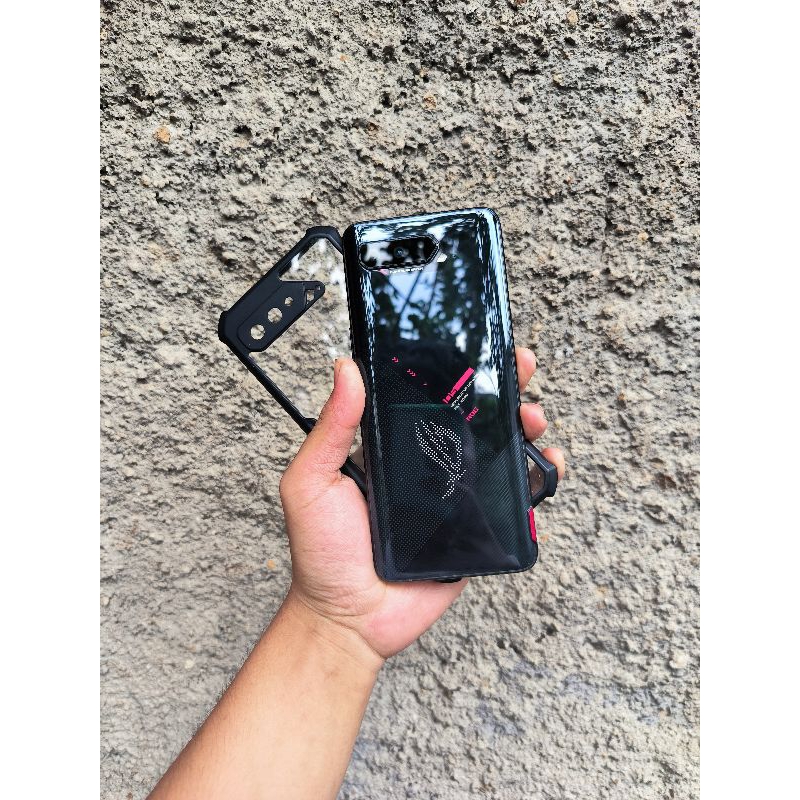 Asus rog 5 128 gb second resmi minus garis tipis halus samar