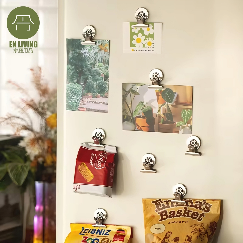 

EN LIVING Magnetic Clamp (12 pcs) / Klip Kertas / Penjepit / Penjepit Magnet / Klip / Magnetic Clip